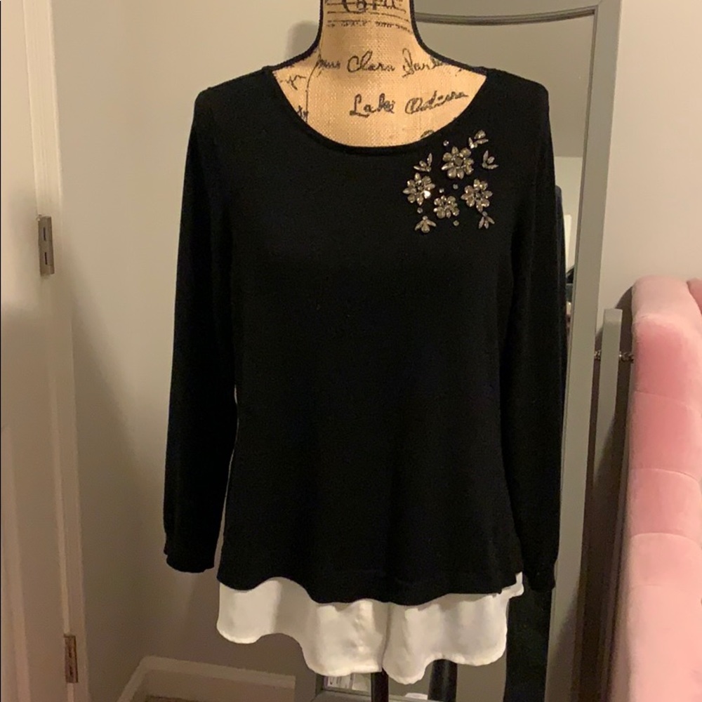 Embroidered Charter Club sweater size  x-large
